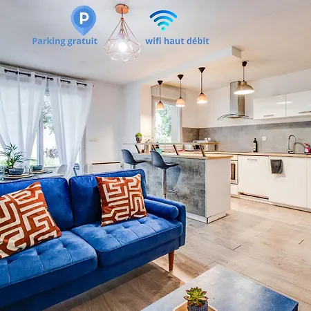 شقة Le Reve Bleu - Joli T3 Lumineux Avec Balcon & Parking Gratuit - Centre تولوز