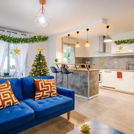 Le Reve Bleu - 2 Avec Balcon & Parking Gratuit Apartament *