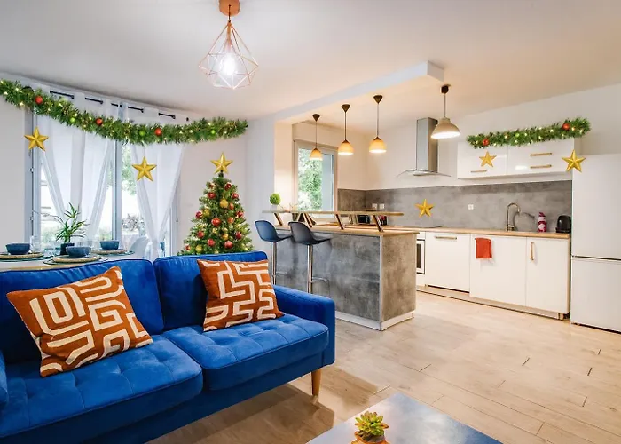 Le Reve Bleu - 2 Avec Balcon & Parking Gratuit Apartament *